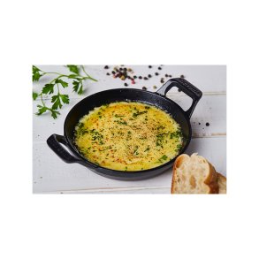 Minipande med to hndtag - 14cm. - Emaljeret