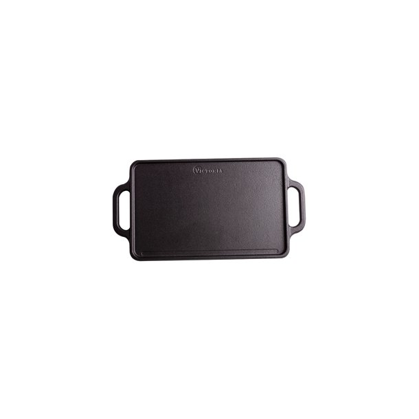Victoria vendbar stegeplade / Plancha - 33x21cm, seasoned