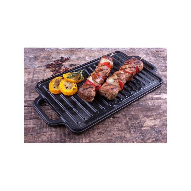 Victoria vendbar stegeplade / Plancha - 33x21cm, seasoned