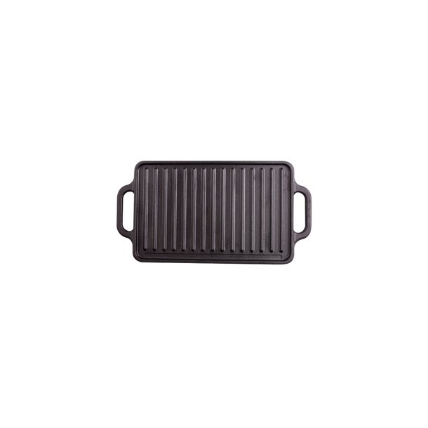 Victoria vendbar stegeplade / Plancha - 33x21cm, seasoned