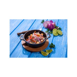 Akacia trholder til kasserolle 14cm.