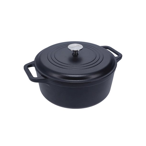 Gryde med l�g Dutch oven, 5,7 Ltr. Emaljeret