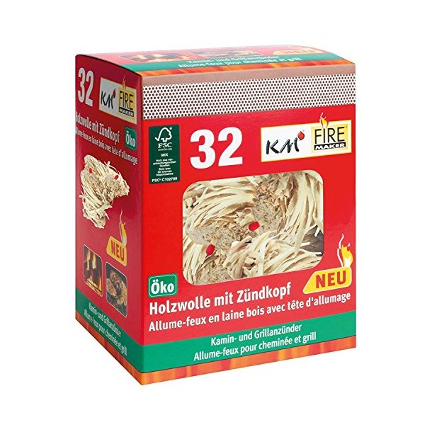 Optndingsblokke, trspner med tndstik, 32 stk.