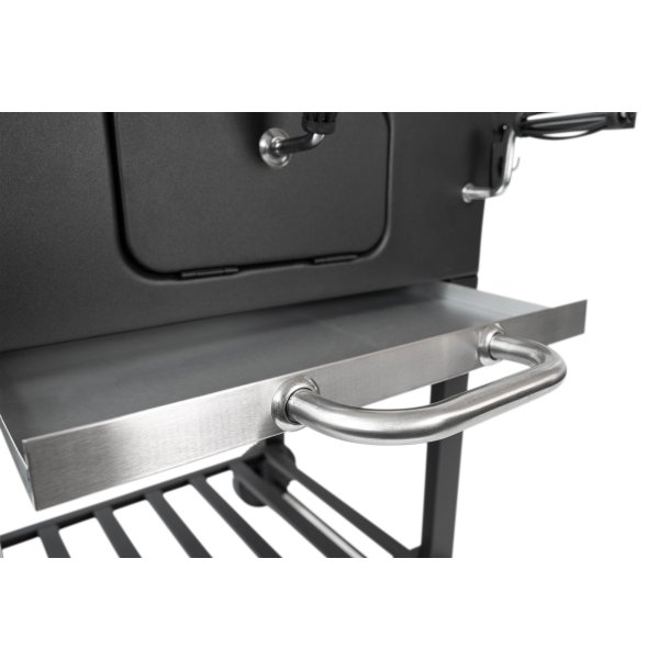 Kulgrill med justerbar grillbakke