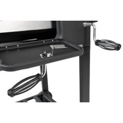 Kulgrill med justerbar grillbakke