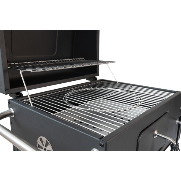 Kulgrill med justerbar grillbakke