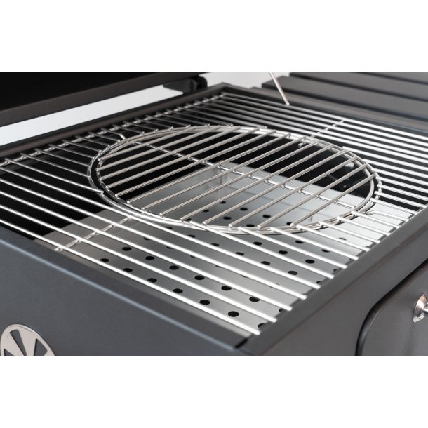 Kulgrill med justerbar grillbakke