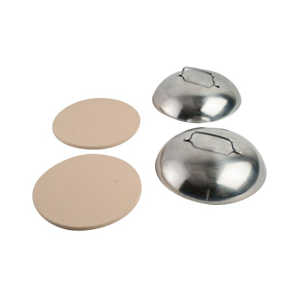 Mini rund pizzasten med kuppel i stl