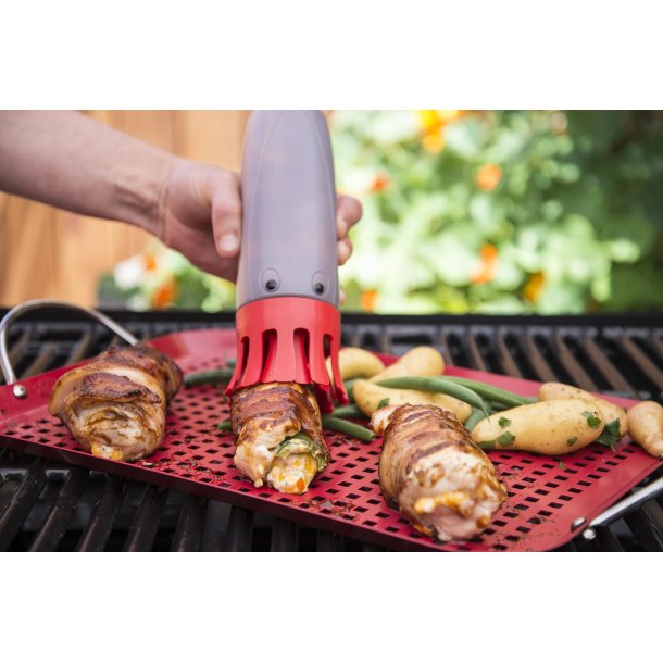 Bl�ksprutte saucepensel og flaske