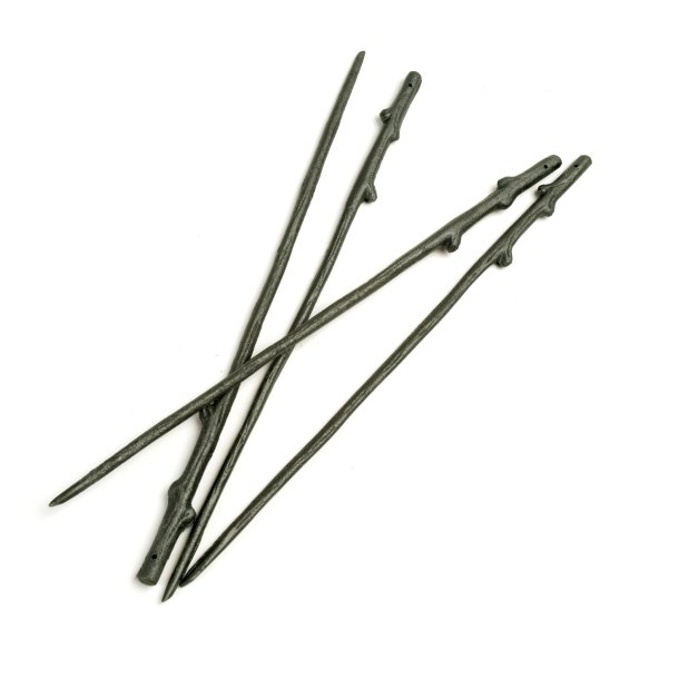 Stbejernsgrillspyd, st af fire