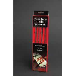 Stbejernsgrillspyd, st af fire