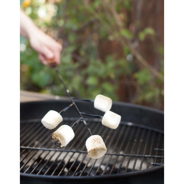 Grillspyd med hndtag til skumfiduser