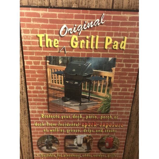 Grillunderlag, rundt. Dia. 76 cm.