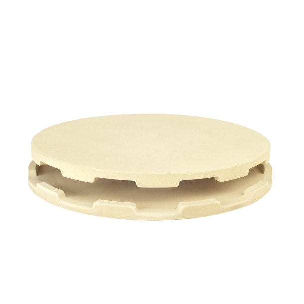 Pizzasten, dobbelt for perfekt resultat. 35,5 cm i diameter