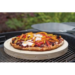 Pizzasten, dobbelt for perfekt resultat. 35,5 cm i diameter